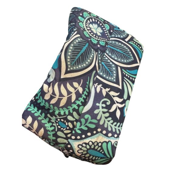 Vera Bradley Floral Paisley Lunch Bag With Zipper Closure‎ & Handles - Picture 5 of 6